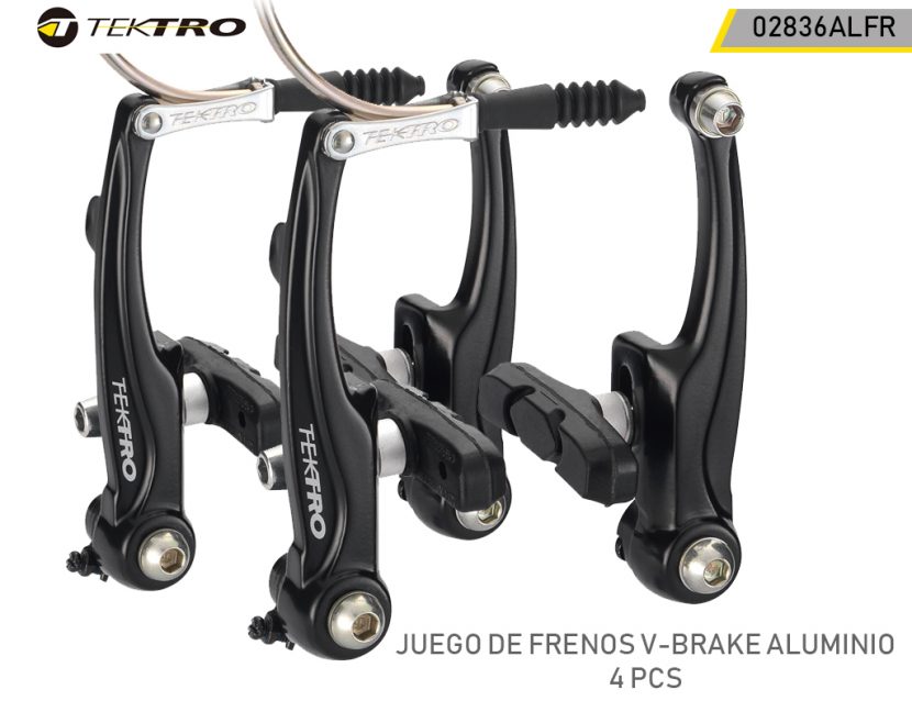 JUEGO DE FRENOS V-BRAKE ALUMINIO 836