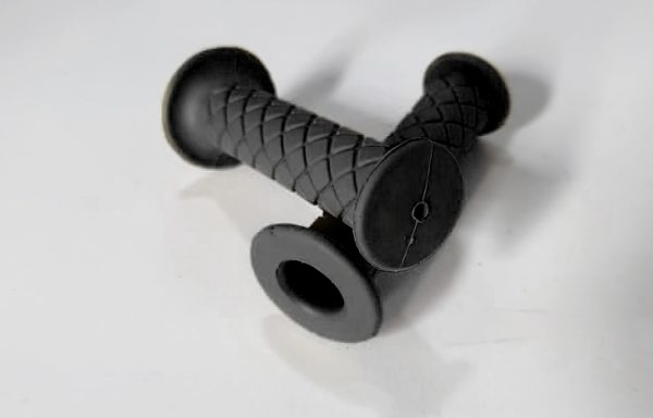 2- PAR DE PUÑOS BMX SOFT GRIP COLOR NEGRO 115MM