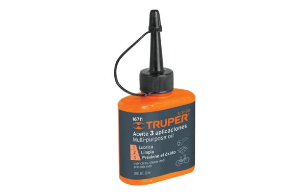 2- ACEITE MULTIUSO 3 EN 1 TRUPER (30ML)