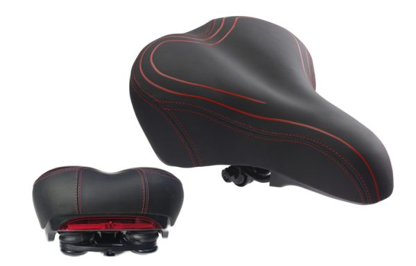 2- ASIENTO MTB ELASTOMERO CON LUZ CONFORT