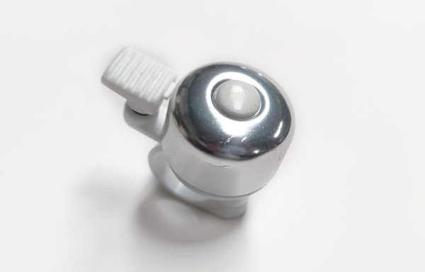 2- TIMBRE METAL PLASTICO PEQUEÑO BLANCO