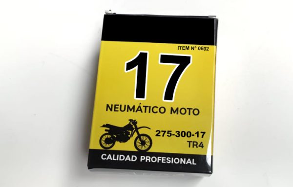 M- NEUMATICO DE MOTO 17″ 275-300 BUTIL (0602)