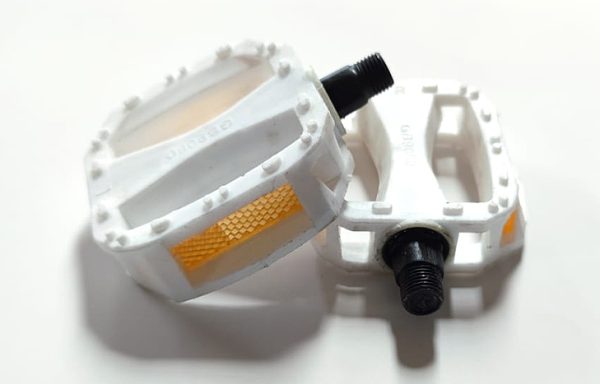2- PEDAL BMX BLANCO 1/2 (16″)