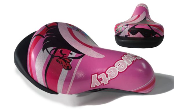 2- ASIENTO BMX MUJER FUCSIA/ROSADO SWEETY (0542)