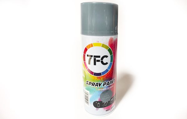 2- PINTURA SPRAY GRIS CLARO BRILLANTE 7FC