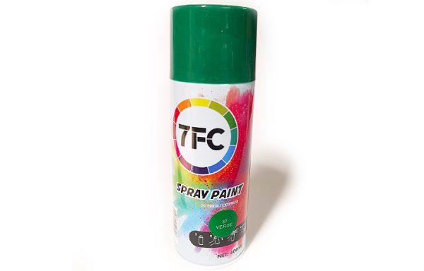 2- PINTURA SPRAY VERDE BRILLANTE 7FC