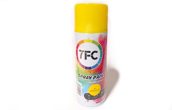 2- PINTURA SPRAY AMARILLO BRILLANTE 7FC