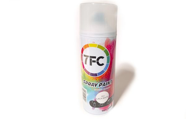 2- PINTURA SPRAY LACA MATE 7FC