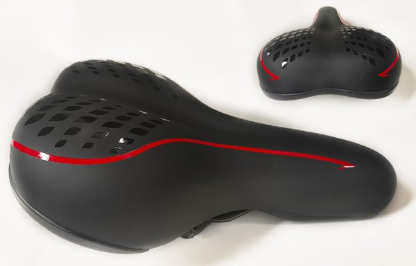 2- ASIENTO MTB TRUE CONFORT N/ROJO 0616