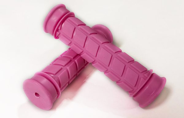 2- PAR DE PUÑOS BMX/MTB SOFT GRIP ROSADOS 120MM