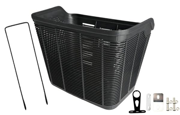2- CANASTA PLASTICA 26″ NEGRA BEACH CRUISER