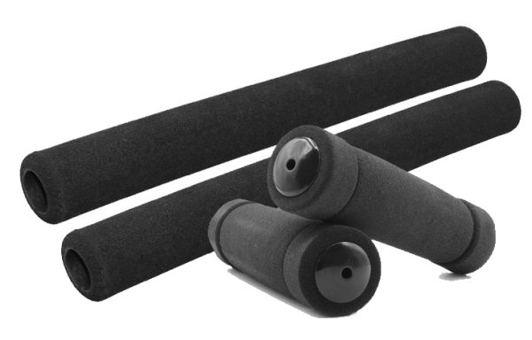 2- SET DE PUÑOS BEACH CRUISER ESPUMA 4PCS NEGRO