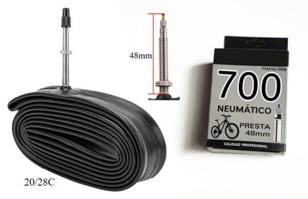 4- NEUMATICO 700X20/28C PRESTA 48MM