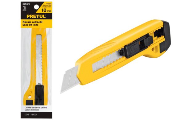 2F- CUTTER PLÁSTICO 6” HOJA GRANDE PRETUL