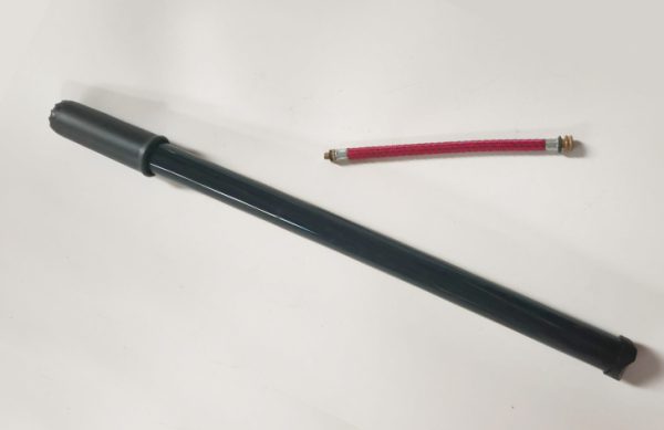 2- INFLADOR CORRIENTE LARGO PLASTICO CON VALVULA EXTRAIBLE