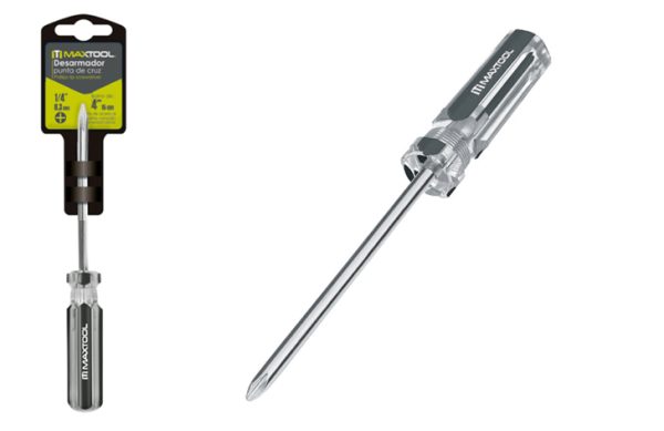 2F- DESATORNILLADOR PHILIPS PLASTICO ¼”x4”MAXTOOL