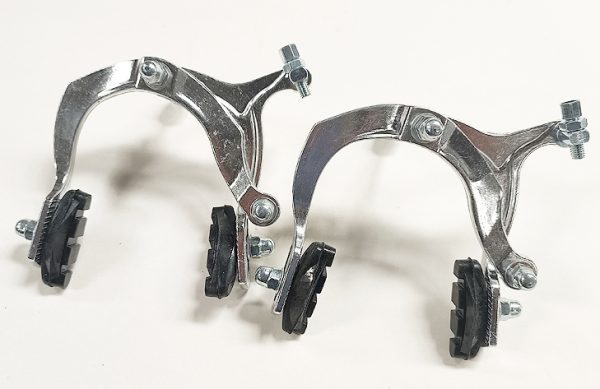 2- PAR DE ESPUELAS BMX ALUMINIO CROMO
