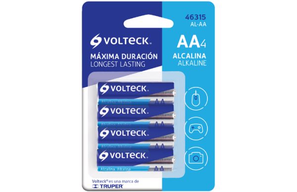 2F- BATERIA (AA) 4PZ VOLTECK