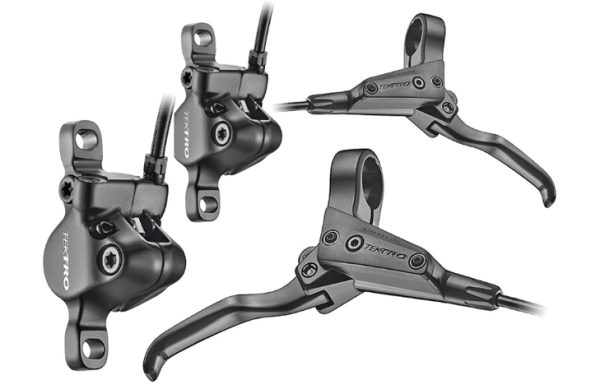 7- JUEGO FRENOS HIDRAULICOS TEKTRO MANILLA CALIPER CABLE 1900MM