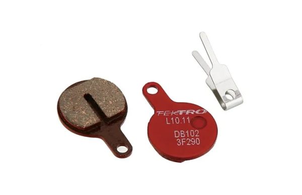 7- PAR DE PASTILLAS REDONDA TEKTRO METAL CERAMICA L10