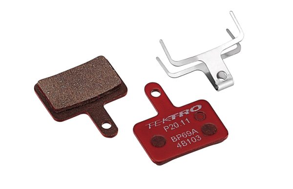 7- PAR DE PASTILLAS CUADRADA TEKTRO METAL CERAMICA P20